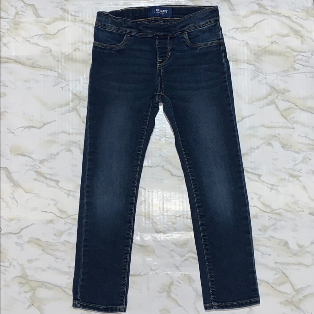 Old Navy skinny adjustable blue jeans size 6-7